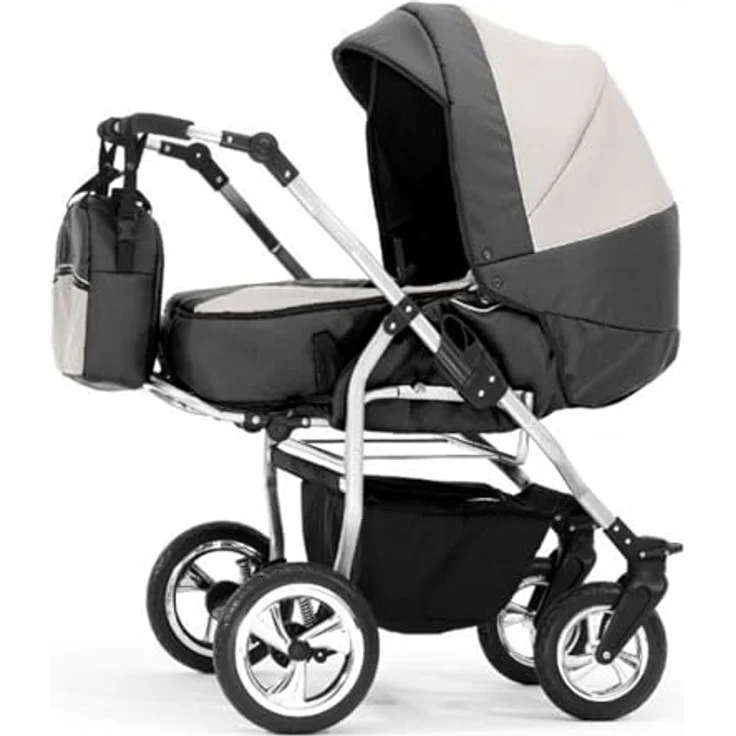 Elcar Zwillingskinderwagen 2 in 1 Duo Twin inkl. Sportsitze - 11 Teile - in 20 Farben, variabel und komfortabel – Bild 2