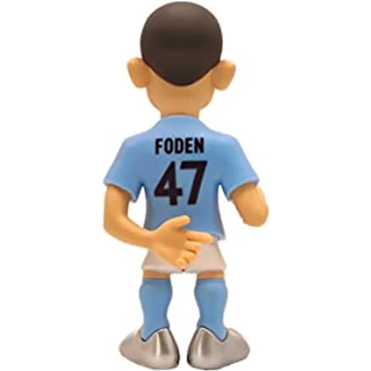 MINIX 95783 Bandai Manchester City Phil Foden, 12 cm Sammelfigur als Model Cardgame – Bild 4