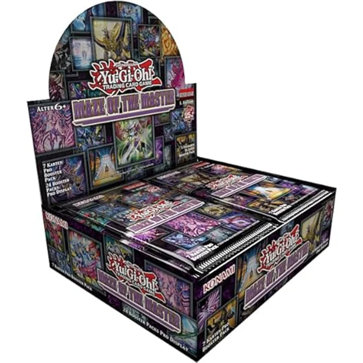 Yu-Gi-Oh! TRADING CARD GAME Maze of The Master Display 1. Auflage - Deutsche Ausgabe, Sammelkarten mit 60 brandneuen Karten aus verschiedenen Yu-Gi-Oh! Serien – Bild 4