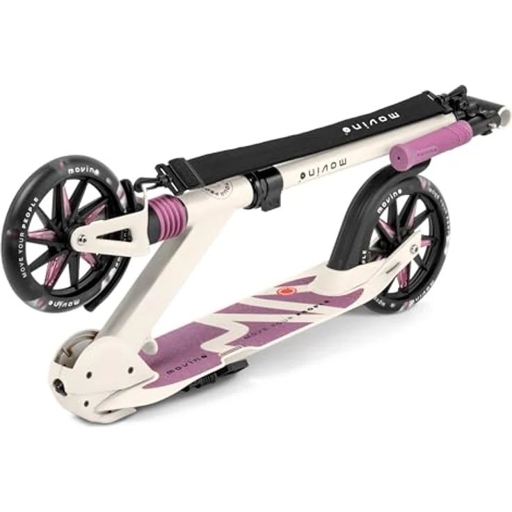 Movino Cityroller MOVINO CITY LIGHT, Stoßdämpfer Scooter mit 180 mm LED-Rollen, max. 100 kg Traglast, stufenlos höhenverstellbar – Bild 5