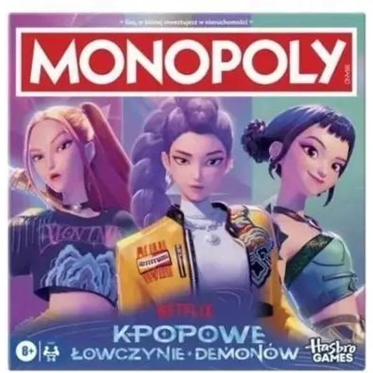 Hasbro Gaming Monopoly KPop Demon Hunters, Brettspiel für 2-6 Spieler, ab 8 Jahren, inspiriert von Netflix Animationsfilm