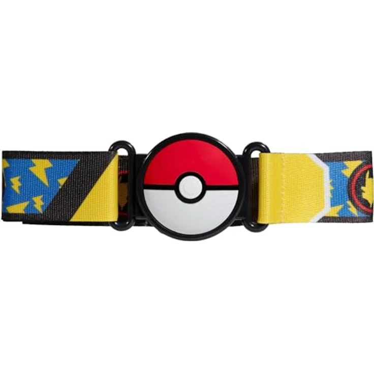Jazwares Poké Gürtel-Set mit Poké Ball, Level Ball und Pikachu-Figur, Gelb One Size – Bild 6