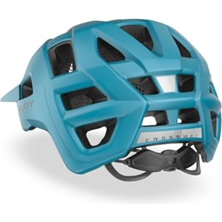 Rudy Project Crossway Helm blau/türkis Kopfumfang S-M | 55-58cm 2022 Fahrradhelm mit RSR 10S Retention System und EPS In Mold Construction – Bild 4