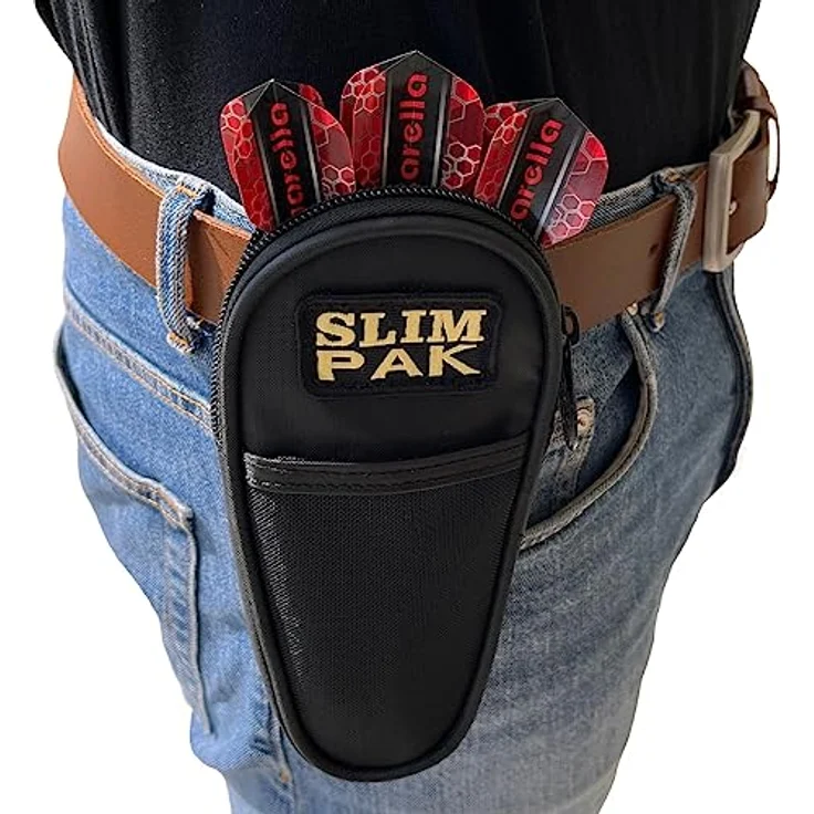 Karella Darttasche Slim PAK „The New Edition“ für 1 Satz Darts, inkl. Dartröhrchen sowie Fächer für viel Zubehör, Dartcase, Tasche für Darts – Bild 5
