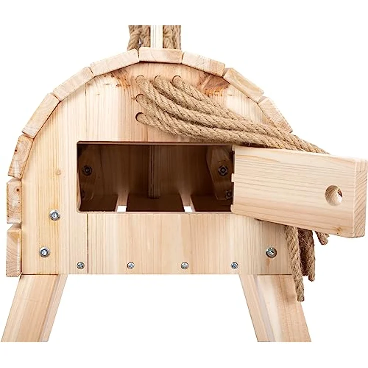 Holzpony, 79 x 41 x 70 cm, aus witterungsbeständigem Holz, von Small Foot – Bild 5