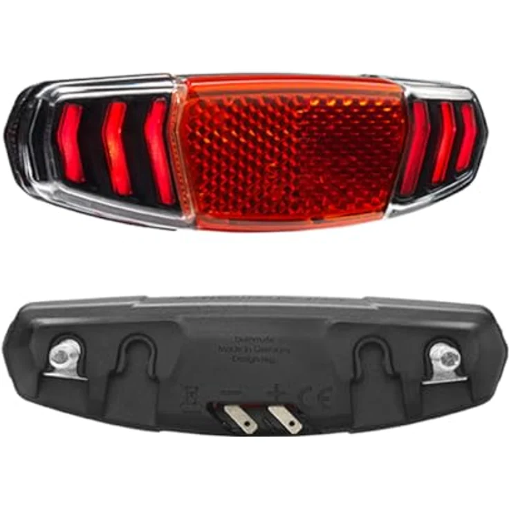 busch+müller Busch + Müller Rücklicht Dart E Brex, Rot mit Standlicht, Brems- und Notbremslicht für E-Bikes, langlebig, 50 + 80mm, einfache Montage – Bild 3