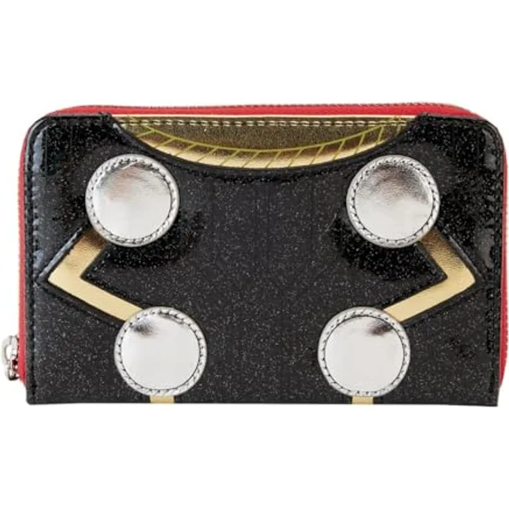 Loungefly, Portemonnaie, Marvel by Loungefly Geldbeutel Shine Thor Cosplay, Schwarz