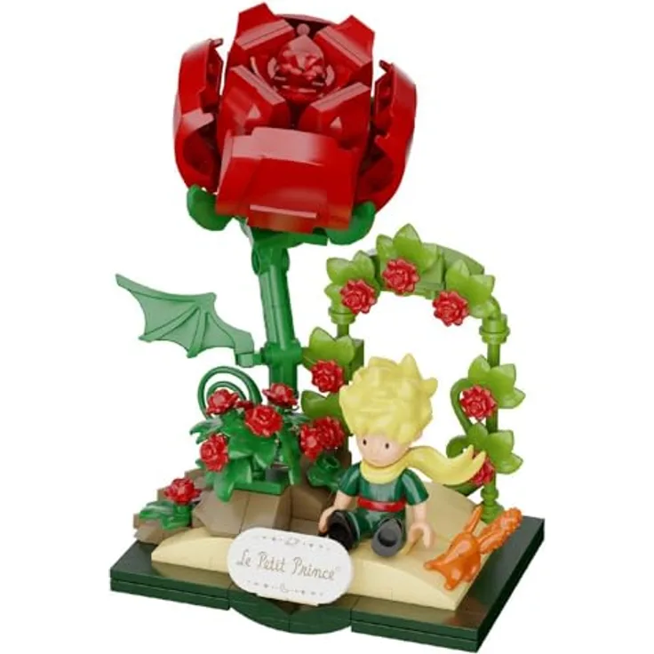 PANTASY Le Petit Prince Rose of Star, 196-teiliges Bausteinspielzeug aus Antoine de Saint-Exupéry's "Der kleine Prinz"
