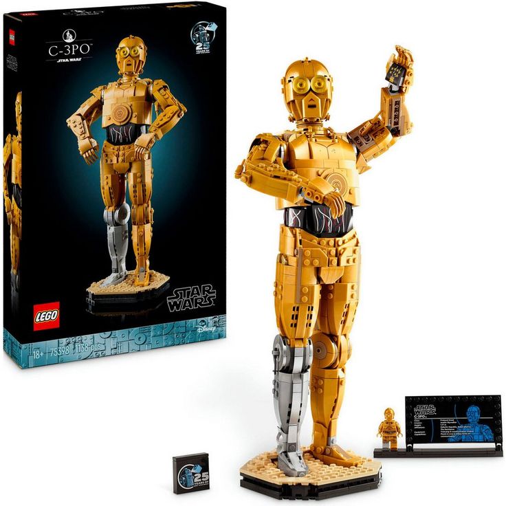 LEGO® Konstruktionsspielsteine C-3PO™ (75398), LEGO Star Wars TM, (1138 St), Made in Europe