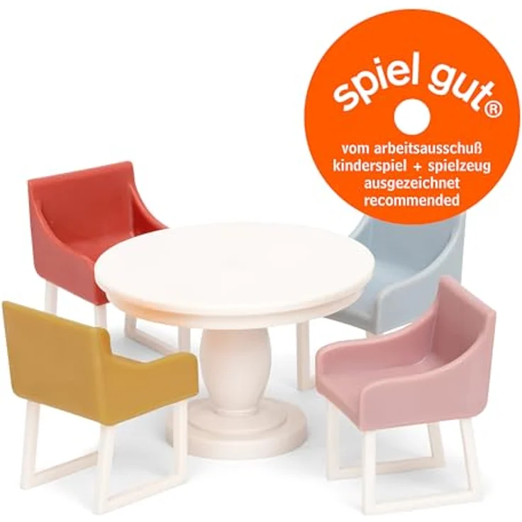 Lundby Puppenhausmöbel Puppenhauszubehör, 5 Teile aus natürlichen Materialien, für Kinder ab 4 Jahren – Bild 7
