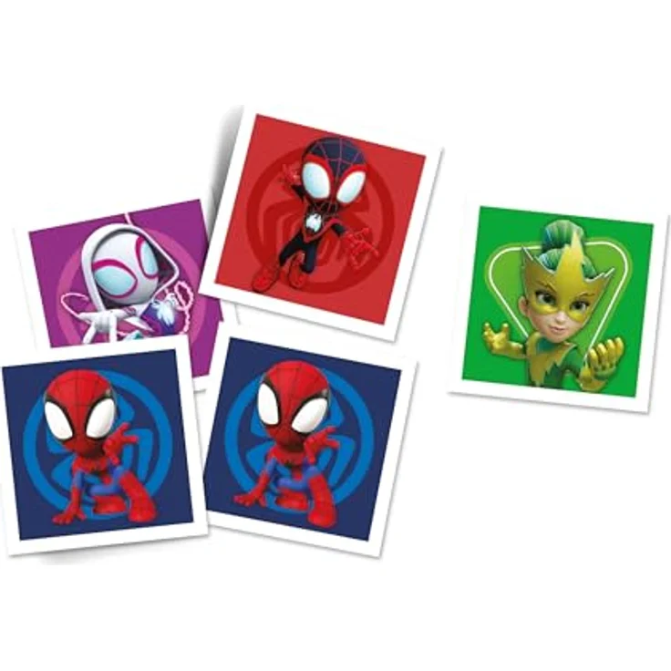 Clementoni Memospel Spidey und seine erstaunlichen Freunde, Brettspiel mit 48 farbigen Karten zur Förderung von Gedächtnis und Beobachtungsfähigkeit – Bild 4