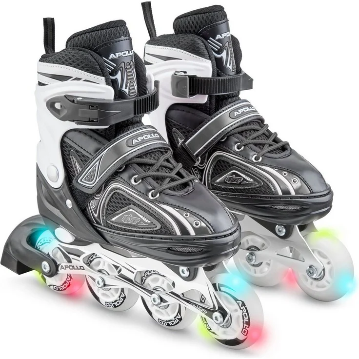 Apollo Inlineskates Super Blades X-Pro LED Wheels, verstellbare Größe, für Kinder - blau – Bild 1
