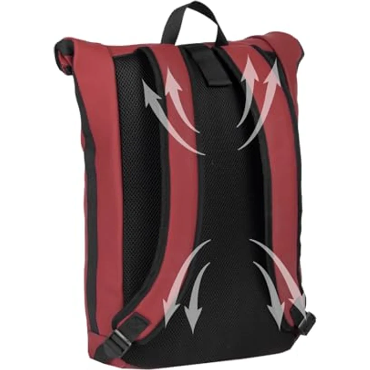 New Rebels MART Rucksack Rol 16L burgundy – Bild 10