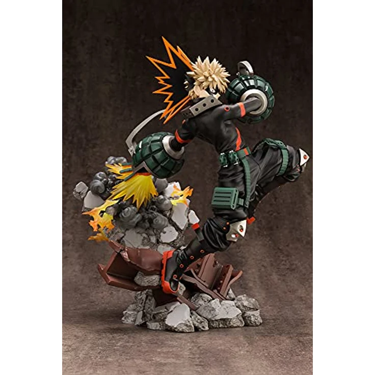Kotobukiya My Hero Academia ARTFXJ Katsuki Bakugo Ver. 2 Bonus Edition Figur, 26 cm, PVC Statue mit Austausch-Kopf, mehrfarbig – Bild 4