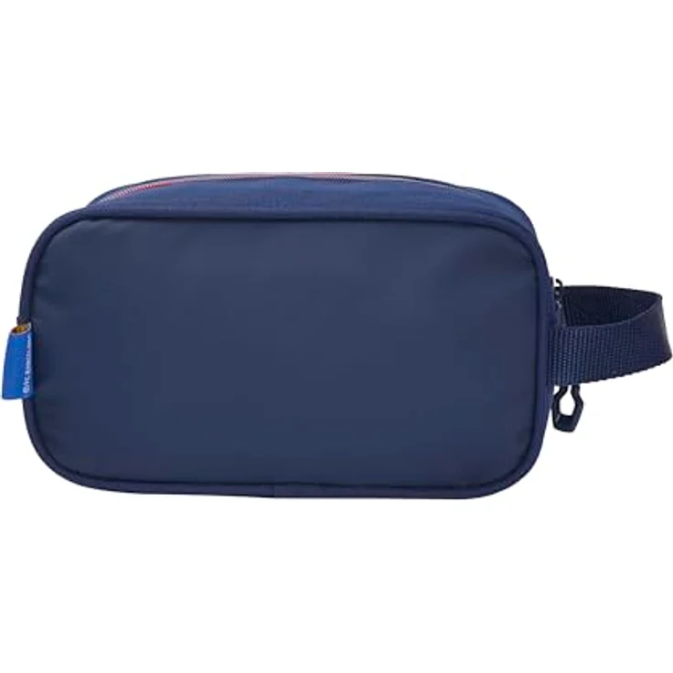FC Barcelona Federtasche Schlampermäppchen Jumbo Etui mit Trageschlaufe und großzügigem Stauraum, schwarz-blau – Bild 2