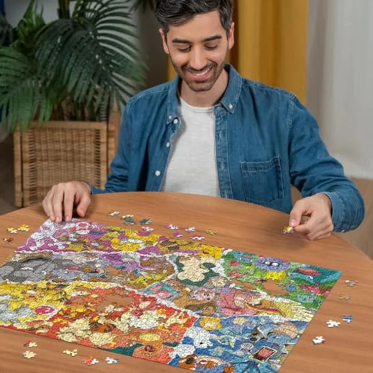 Ravensburger Puzzle 12000832 - Pokémon Abenteuer - 1000 Teile Puzzle, ab 14 Jahren, inklusive Geschenkverpackung, bunte Collagen – Bild 4