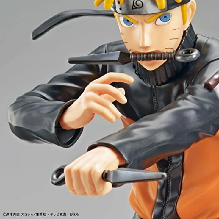Bandai Naruto Shippuden Entry Grade Plastic Model Kit Naruto Uzumaki, inklusive Zubehör und austauschbaren Teilen, bereits farblich gestaltet – Bild 3
