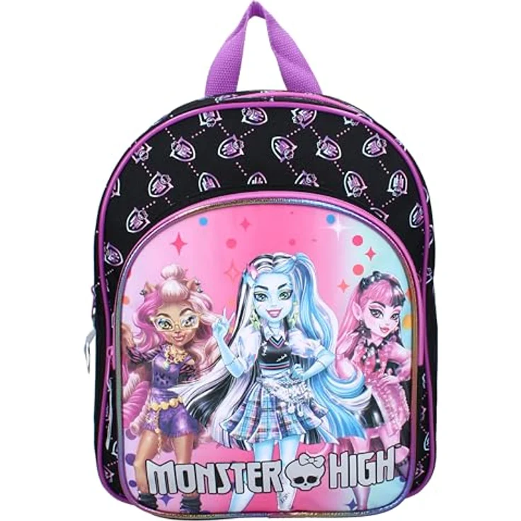 Monster High Rugzak - Feeling Fierce, Kindergartenrucksack mit stylischem Monster-Design – Bild 2