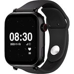SaveFamily SaveWatch Plus 4G. Smartwatch für Kinder. Anruf, Video, Face ID, Anpassbare Bänder, UltraSlim, Hintergrundbilder, Musik, Bluetooth, App Store (Black is Black)