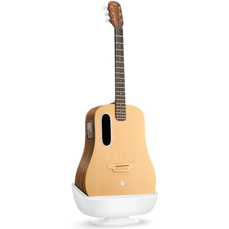 Lava Music ME4 Spruce 41 Zoll Akustikgitarre mit Fichtendecke und HPL Boden, Woodgrain Brown – Bild 8
