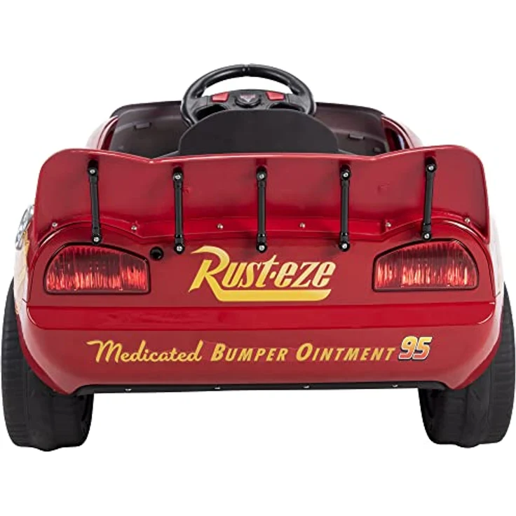 Huffy Elektro-Kinderauto Cars Lightning McQueen, 7.2V mit Scheinwerfern, Autosounds und Belastbarkeit 27 kg – Bild 7