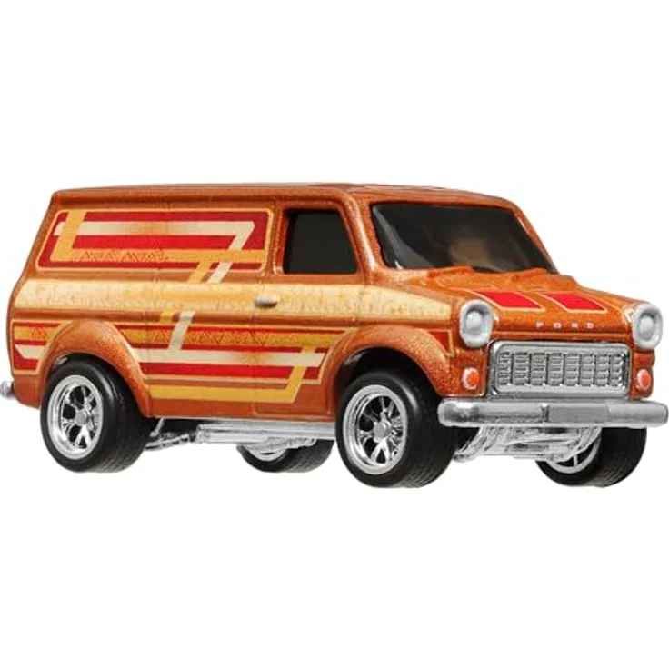 Hot Wheels Ford Transit Supervan No.109 HRT76, 1:64 Die-Cast Modell mit authentischen Details – Bild 5