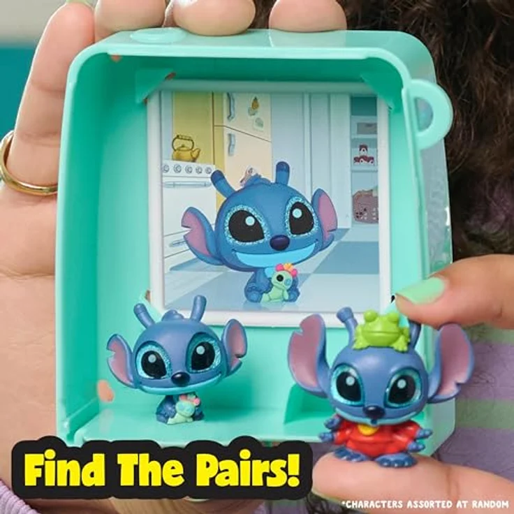 Just Play Doorables Remember When Peek (S13), Sammelfiguren Set mit 4 Disney Figuren und Überraschungskapsel in Kameraform – Bild 3
