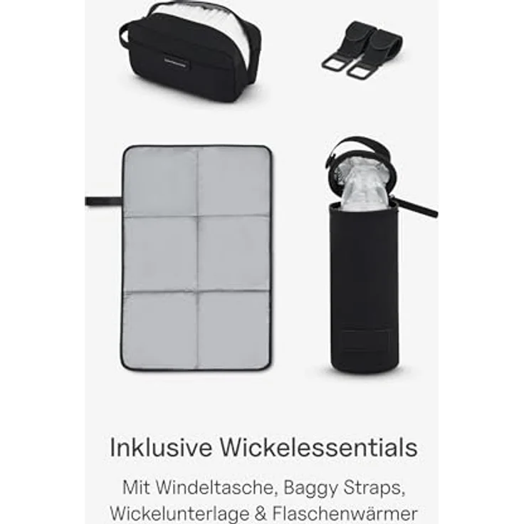 Kapten & Son Lindby Wickelrucksack, 41 cm, aus 100% PET, schwarz – Bild 7