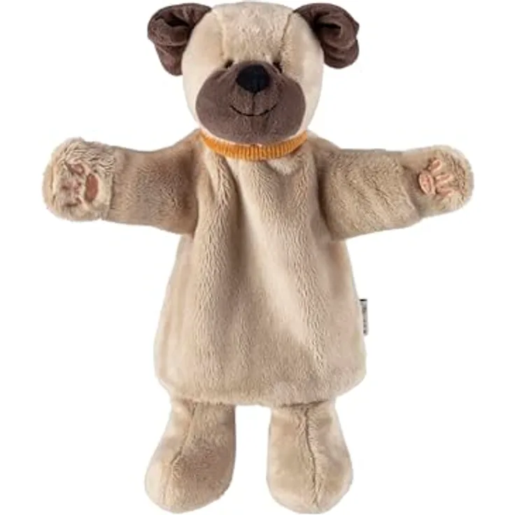 Sterntaler Handpuppe Hund, weiches Spielzeug für Kasperle Theater, Geschichten erzählen, für Mädchen und Jungen
