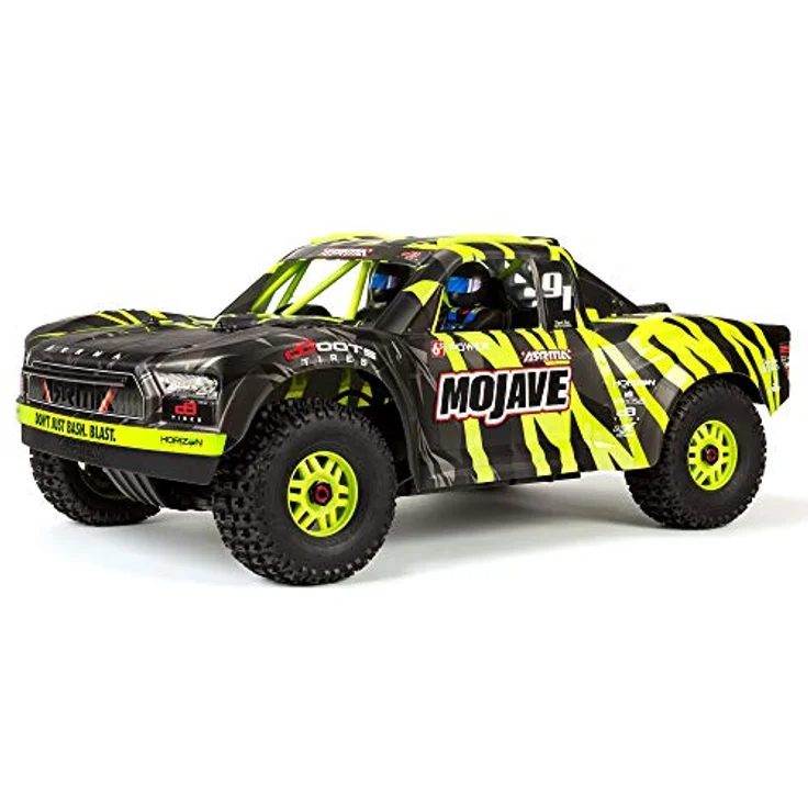 ARRMA RC Truck 1/7 MOJAVE 6S V2 4WD BLX Desert Truck mit Spektrum Firma (Ready-to-Run), grün/schwarz, ARA7604V2T1 – Bild 1