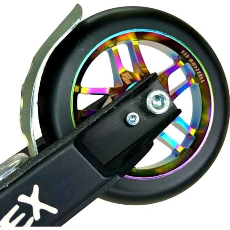 Fantic26 Base Stunt-Scooter, 110mm Rolle mit ABEC-11 Kugellagern, Neochrome/Pu Schwarz – Bild 5