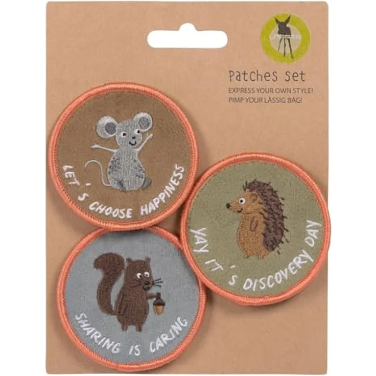 Lässig Anhänger & Patches - Schul Set Unique, Nature – Bild 2