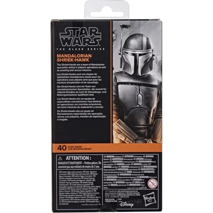 Hasbro Actionfigur STAR WARS THE BLACK SERIES MANDALORIAN SHRIEK-HAWK, 15 cm, mit abnehmbarem Antriebsrucksack und Zubehör – Bild 9