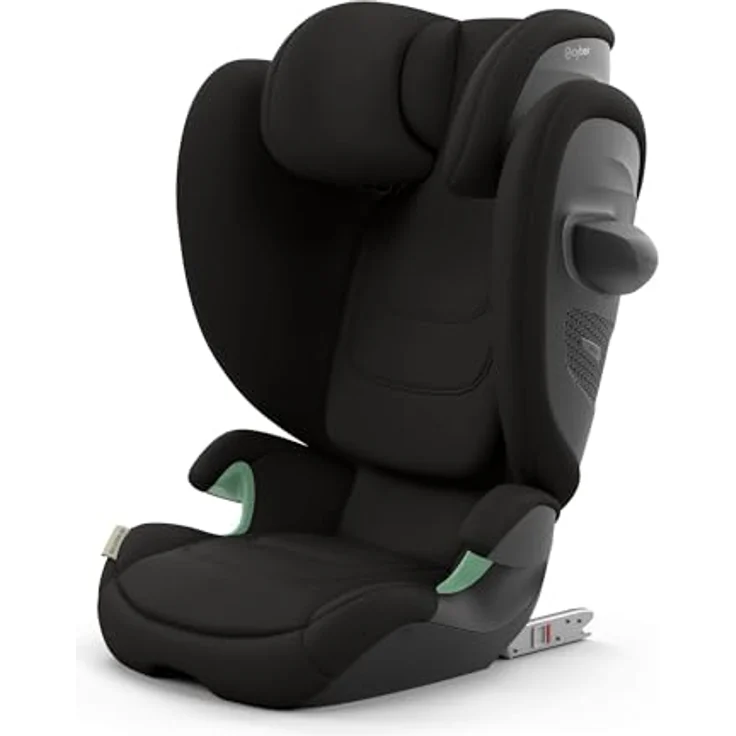 Cybex Gold Kinder-Autositz Solution G2 Comfort, Ab 3 bis 12 Jahre (100-150 cm), Max. 50 kg, Mit ISOFIX, Inkl. neigungsverstellbarer Kopfstütze, Magic Black – Bild 1