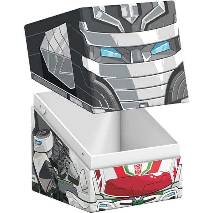 Squaroes Squaroe Transformers TR003 Wheeljack, Deckbox für bis zu 100 doppelt gesleevte Karten, nachhaltig hergestellt mit attraktivem Design – Bild 5