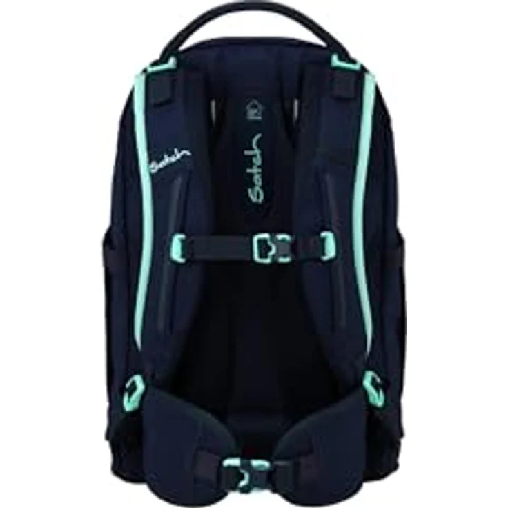 Satch Pack Ergonomischer Schulrucksack 30L Stauraum, Ocean Mint - Blau, für ab 5. Klasse mit Organisationsfächern – Bild 4