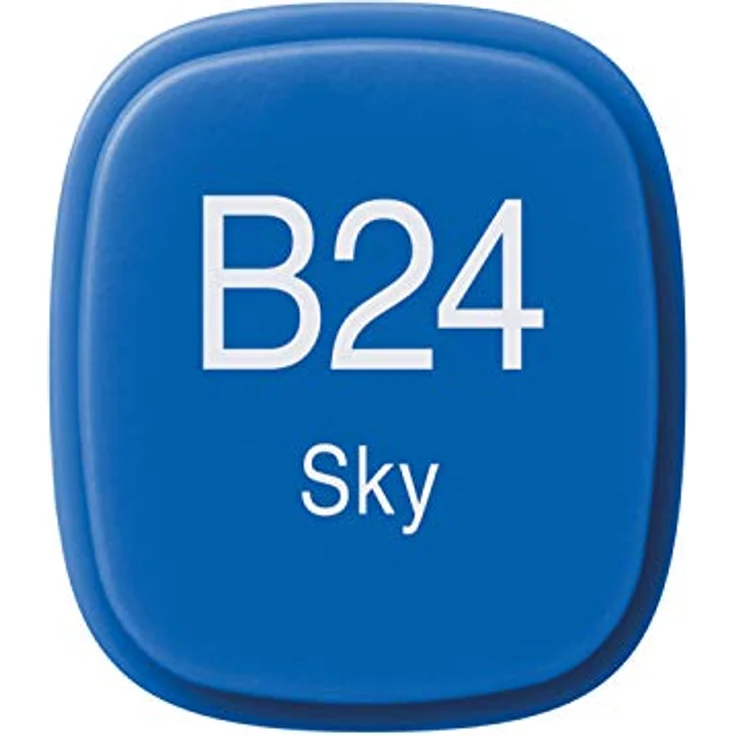 Copic Classic Marker Typ B - 24, Sky, professioneller Layoutmarker mit dualem Spitzensystem, schnelltrocknend – Bild 3