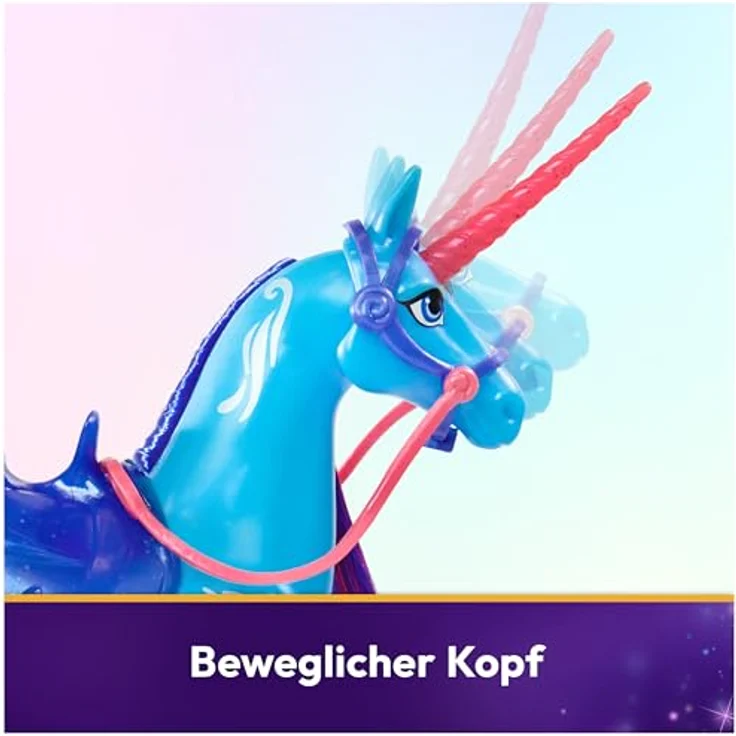 Spin Master Unicorn Academy - Einhorn River, Sammelfigur mit glitterigem Horn und buntem Pferdeschweif, inspiriert von der Netflix-Serie – Bild 4