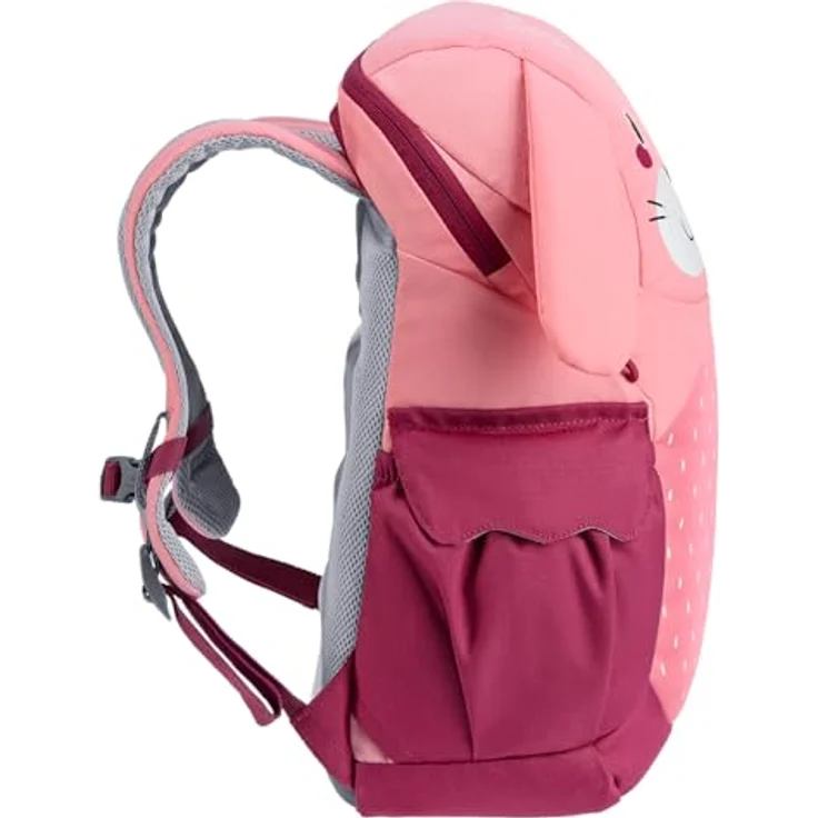 Deuter Kikki Kinderrucksack, 28 cm, Polyester, rosa (blossom-raspberry) – Bild 4