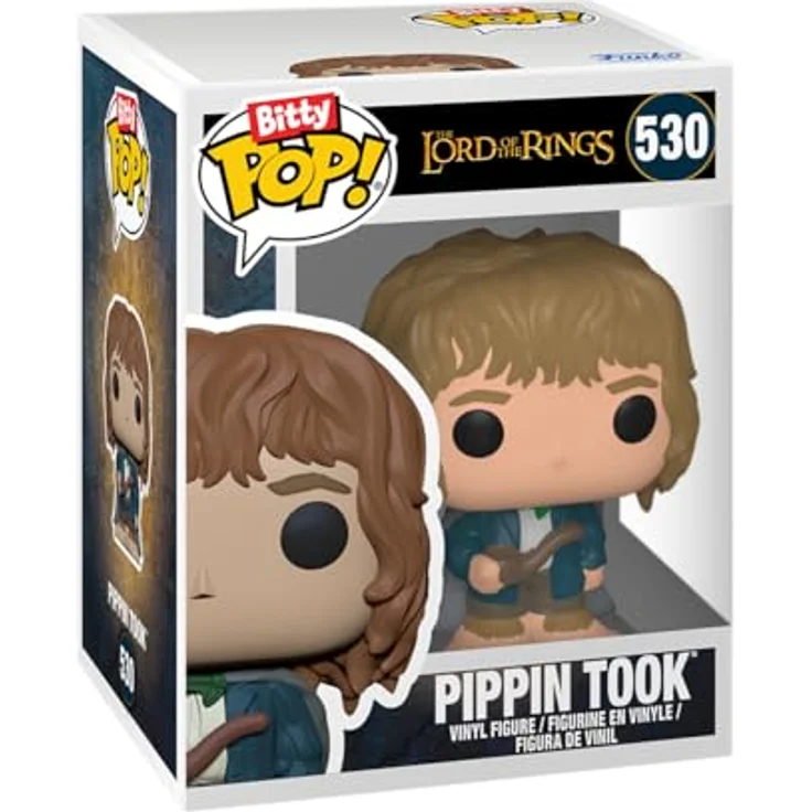 Funko Bitty Pop! Lord of The Rings - Samwise 4PK mit Überraschungs-Mini-Figur 0.9 Inch (2.2 cm) inkl. stapelbarem Display-Regal - Sammlerstück in Geschenkidee Party-Tüten-Strumpf, Funko – Bild 5