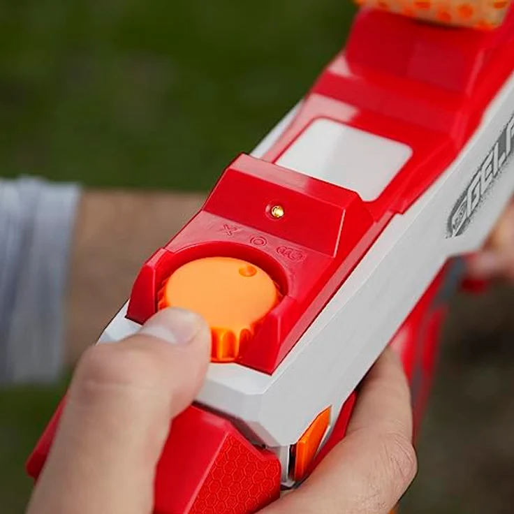 Nerf Pro Gelfire Mythic Blaster, 1600 hydrierte Gelfire Kugeln, Kugelmagazin für 800 Kugeln, mit Akku und Nerf Brille – Bild 4