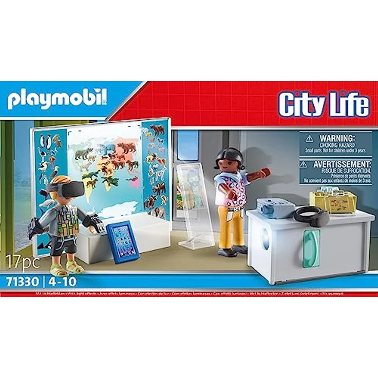 Playmobil® Virtuelles Klassenzimmer (71330), My City Life Konstruktions-Spielset, (17 St), mit Licht, Made in Germany – Bild 4