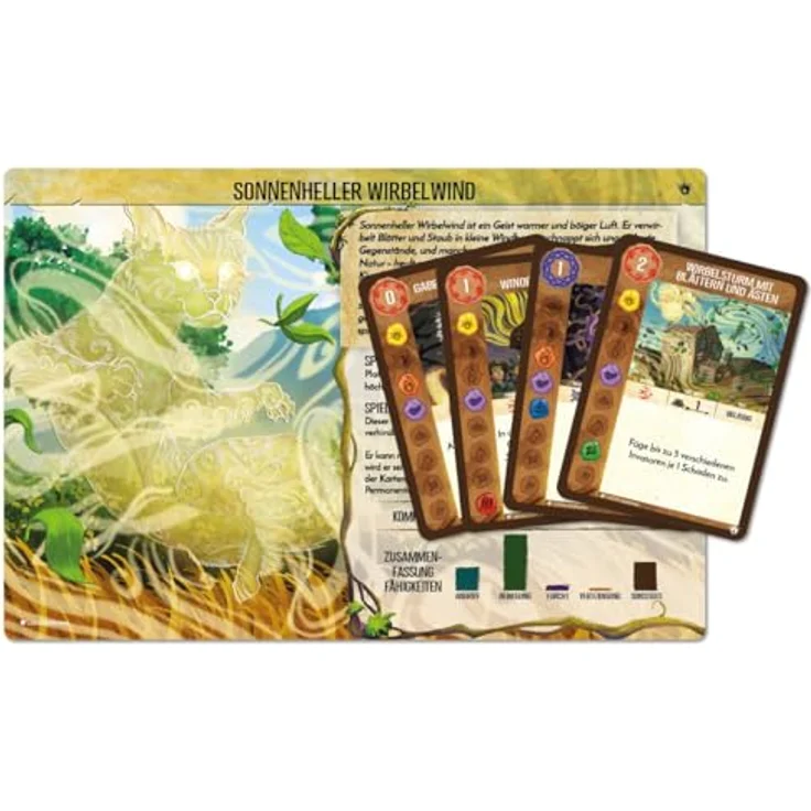 Pegasus Spiele Spirit Island: Sonnenheller Wirbelwind, Mini-Erweiterung für Brettspiele mit Geist warmer und böiger Luft – Bild 1