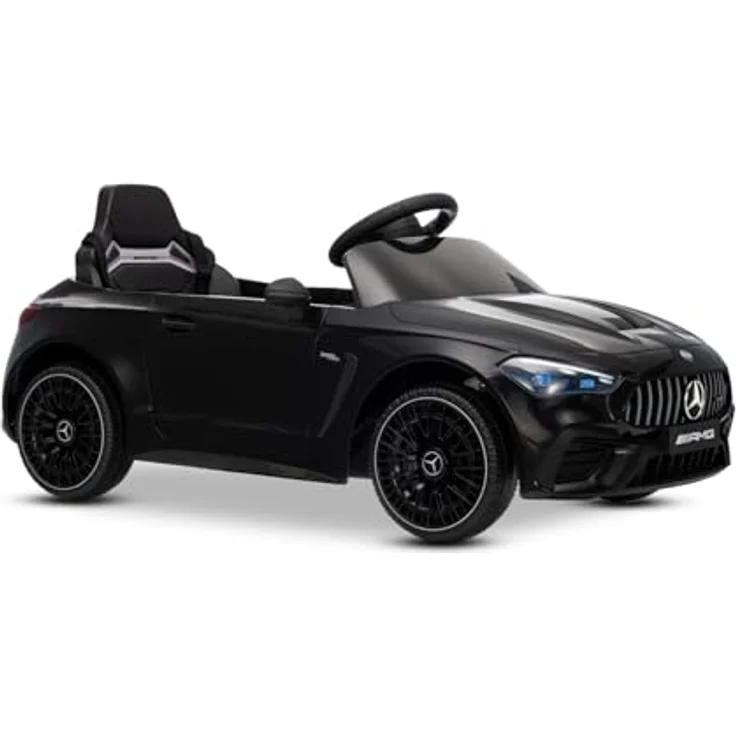 Beneo Mercedes CLE 12V, Elektrisches Kinderfahrzeug mit Hinterradantrieb, schwarz, Lithium-Akku, LED-Beleuchtung, Einsitzer, 2,4-GHz-Fernbedienung, MP3-Player mit USB/AUX/Bluetooth, ORIGINAL-Lizenz – Bild 3