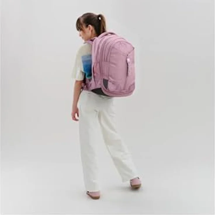 Satch Schulranzen MATCH Magnolia Dream, ergonomisch, erweiterbar auf 35 Liter, 4 Fächer, ideal für Kinder ab 5. Klasse – Bild 3