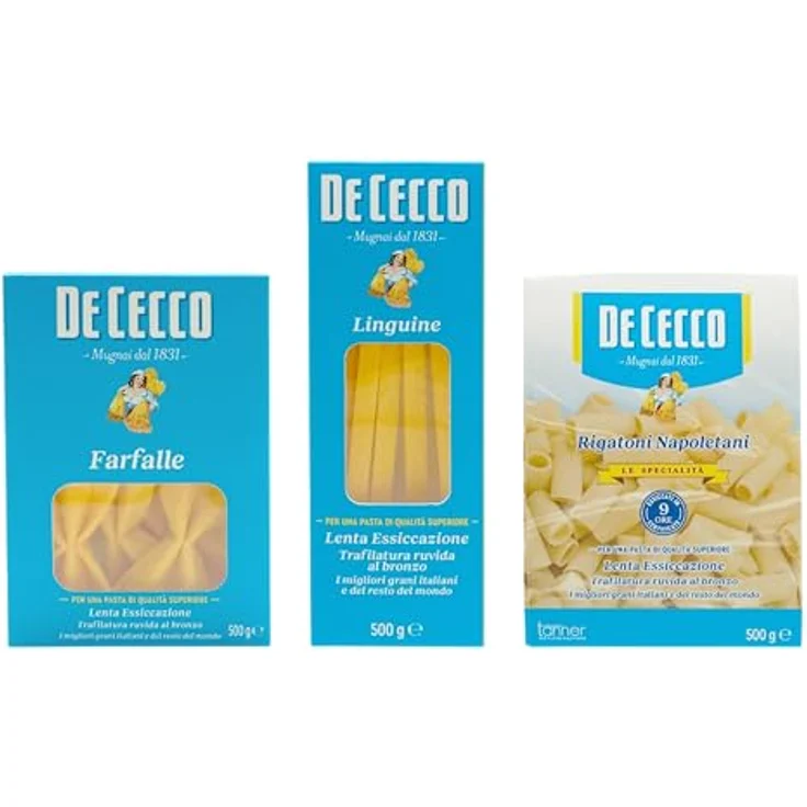 tanner DER KLEINE KAUFMANN Tanner Deco – De Cecco Pasta Set, umfangreiches Spielset mit Holz-, Filz- und Metallzubehör, scannbare Barcodes, geeignet ab 2 Jahren – Bild 2