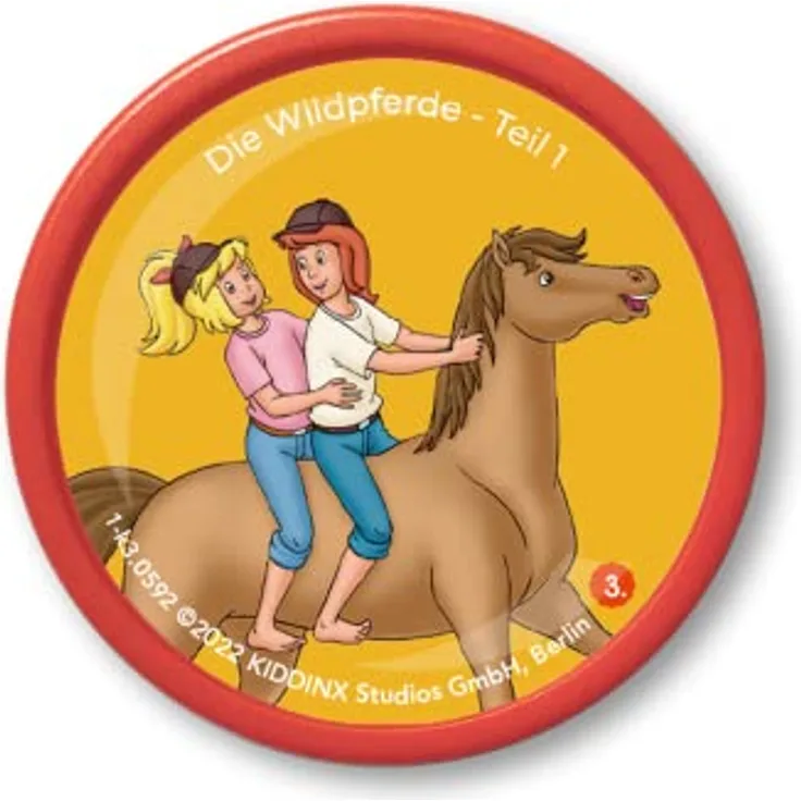 Kekz Audiochip für Kekzhörer, Bibi und Tina - Kekz 3: Die Wildpferde, Hörspiel für Kinder ab 5 Jahren, Spielzeit ca. 44 min