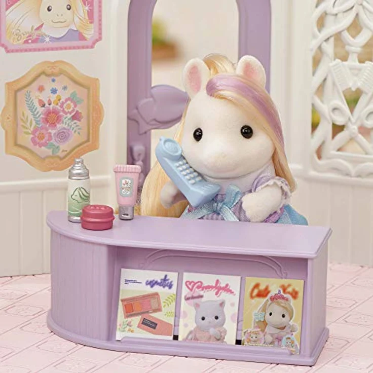 Sylvanian Families 5643 Pony Friseursalon mit Figur - Puppenhaus Spielset, einzelverpackt – Bild 10