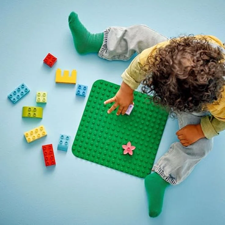 LEGO DUPLO Classic 10460 Bauplatte, grün, 38 cm x 38 cm, kreatives Bauspielzeug für Vorschulkinder ab 18 Monaten – Bild 4