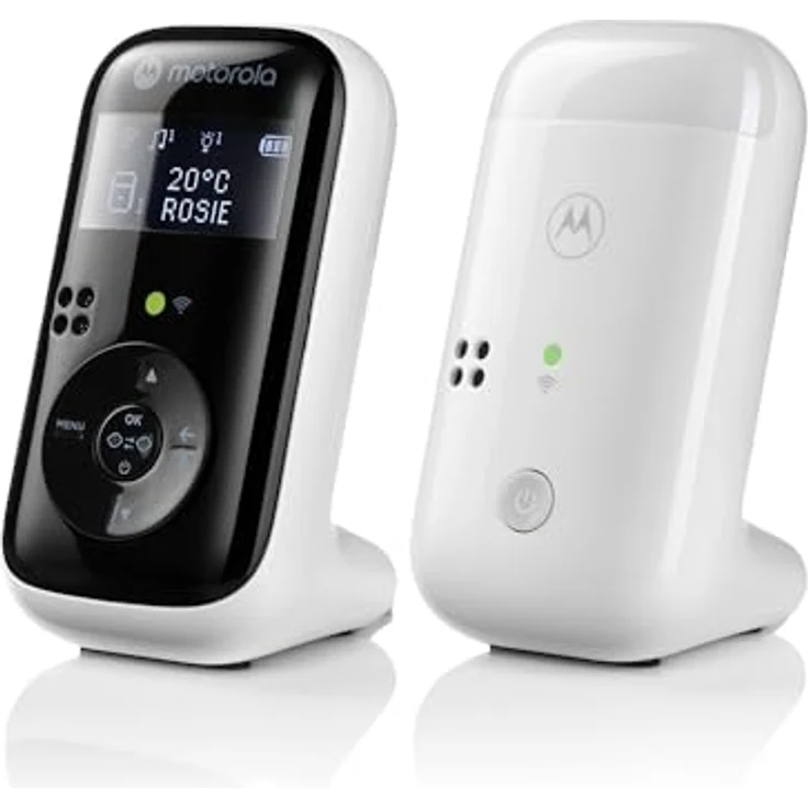 Motorola PIP15 Audio Babyphone, Baby Monitor mit HD Sound, 1.5 Zoll Display, 450 Meter Reichweite, Nachtlicht und Raumtemperaturüberwachung – Bild 2